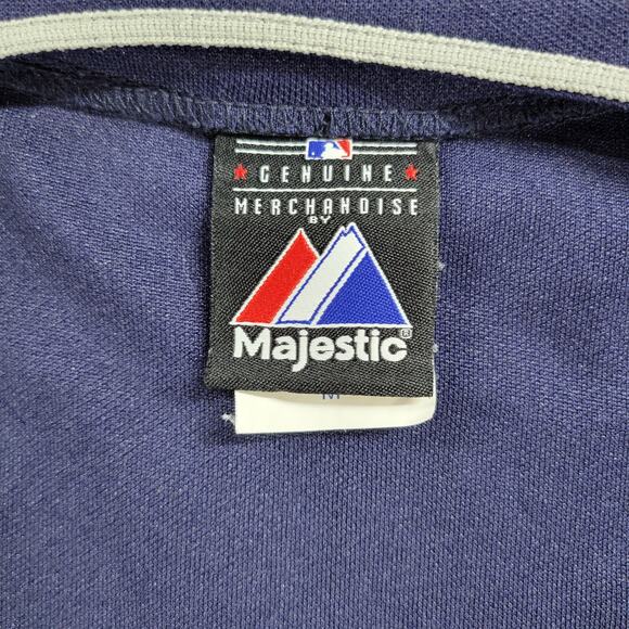 Youth Cleveland Indians Choo Jersey Medium Blue Button Down Majestic Baseball - Picture 14 of 14